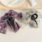 Beau - Polka Dot Mesh Bowknot Hair Claw Clip