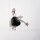 Keypus - Butterfly Heart Shaped Bag Pendant