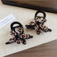 Beau - Vintage Leopard Print Flower Shaped Claw Clip