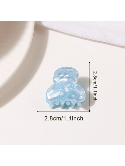 Beau - Glossy Mini Textured Hair Styling Claw Clip