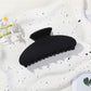 Beau - Matte Plastic Oval Shape Hair Styling Claw Clip