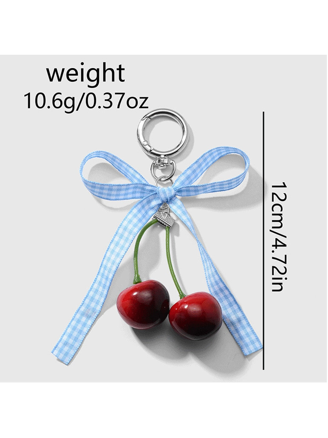 Keypus - Y2K Bow Cherry Bag Charm Keychain Pendant