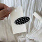 Beau - Polka Dot Oval Side Barrette