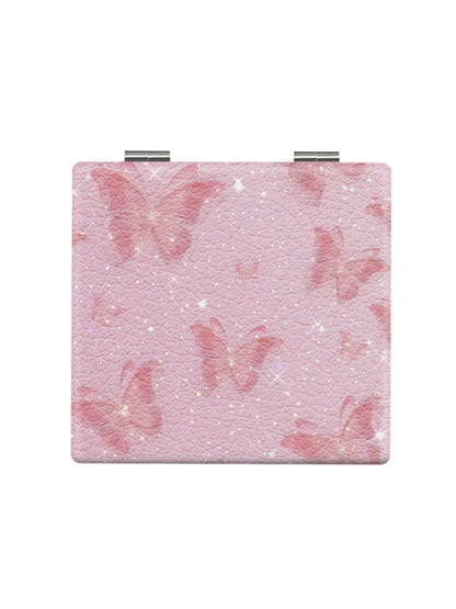 Mirroray - Butterfly Print Portable Folding Makeup Mirror