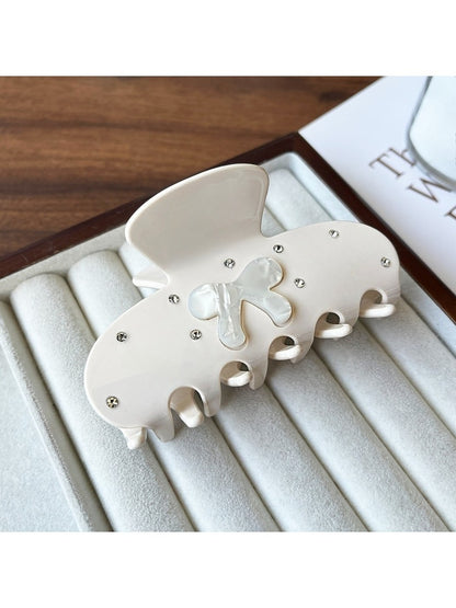 Beau - Bow Design Acetate Fiber Hair Claw Clip
