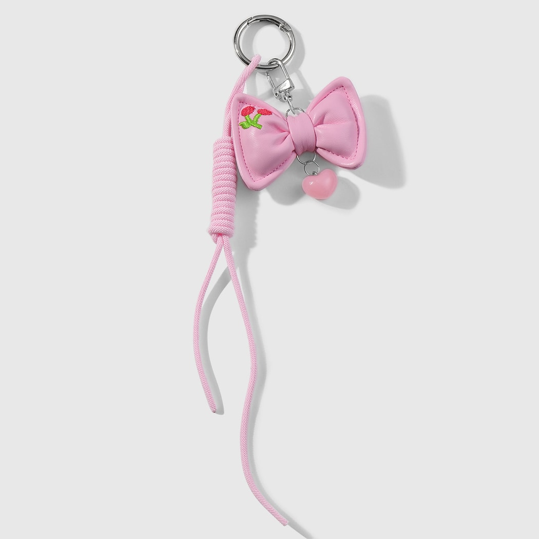 Keypus - Sweet Cherry Accent Bow Keychain