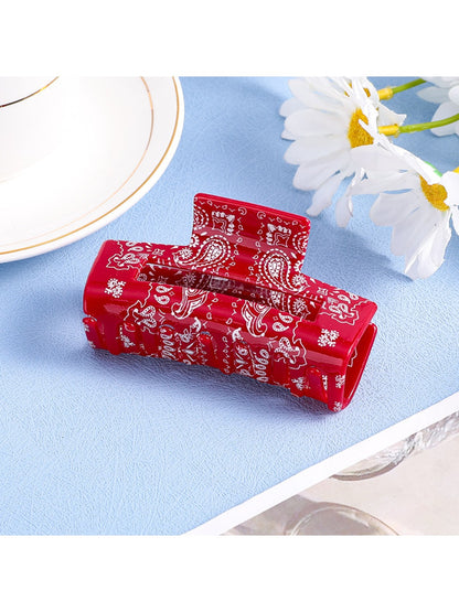 Beau - Paisley Cashew Flower Hair Clip