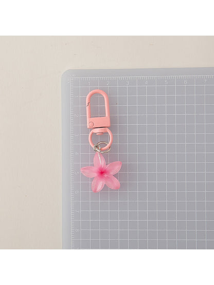 Keypus - Cute Colorful Transparent Flower Shaped Keychain