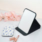 Mirroray - PU Frame Folding Tabletop Touch Up Mirror