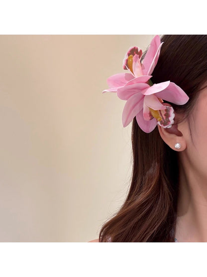 Beau - Bohemian Orchid Hair Clip