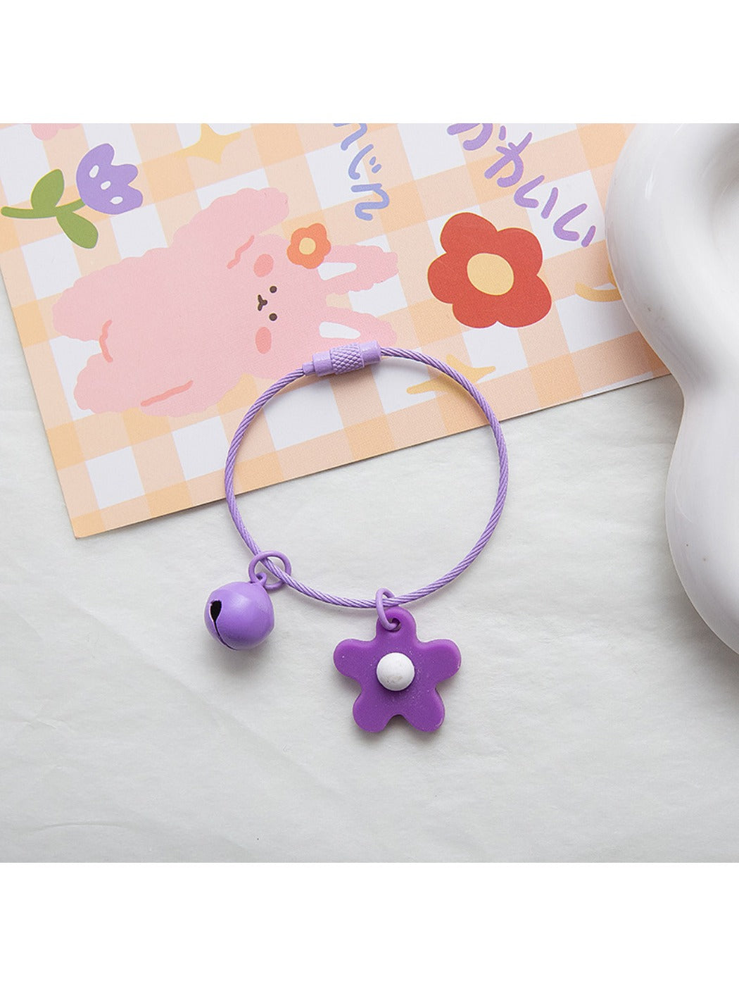 Keypus - Candy-Colored Flower Bell Keychain