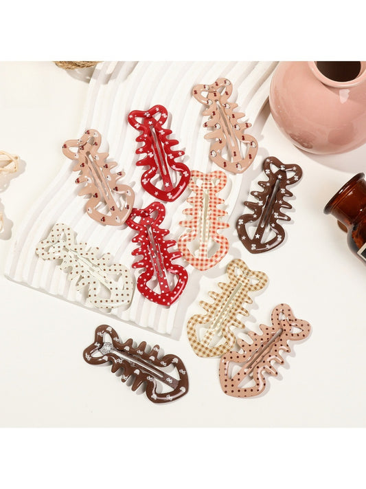 Beau - Fishbone-Shaped Side Bangs Hair Clip