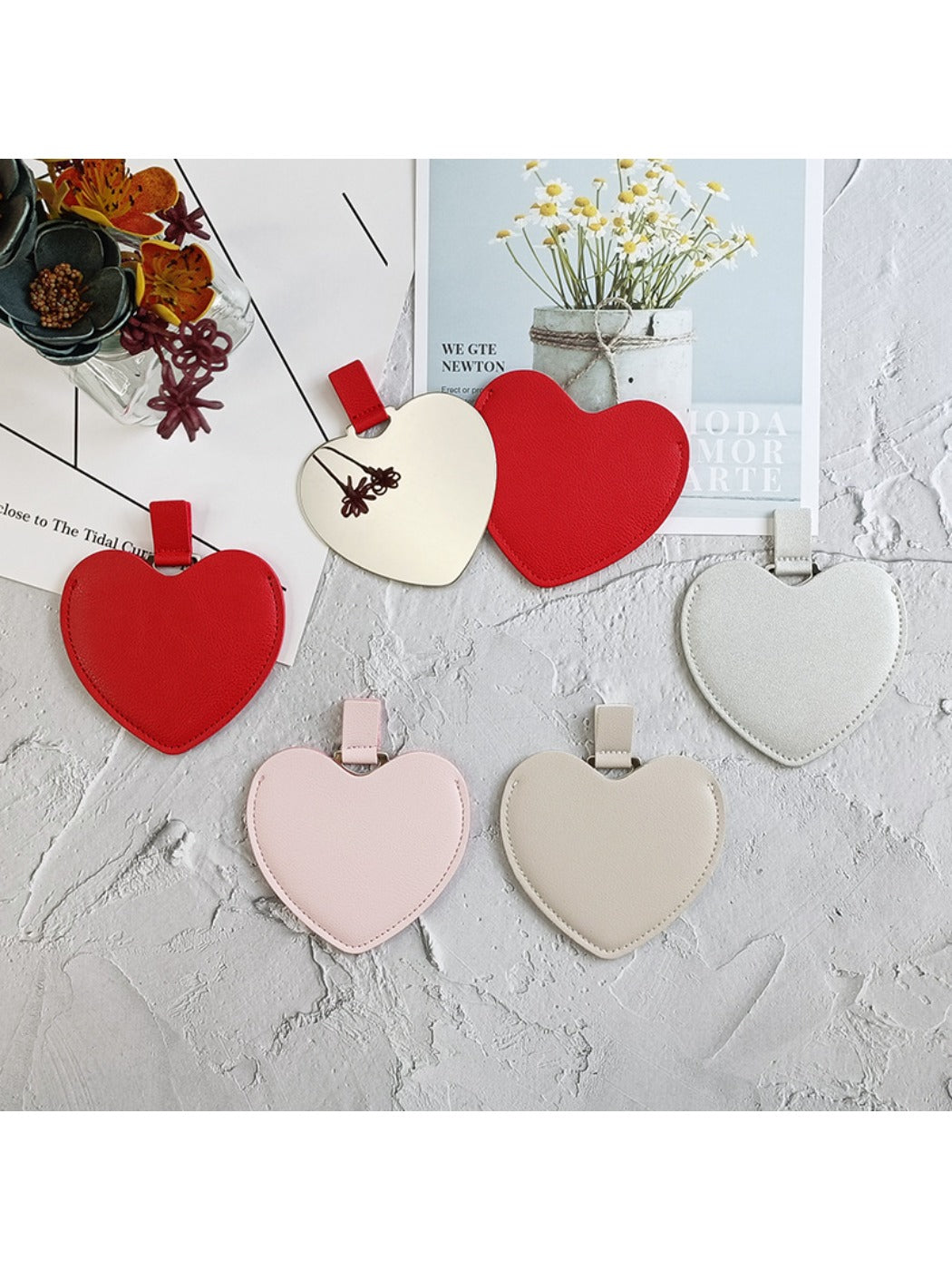 Mirroray - Beautiful Heart Shaped Makeup Mirror