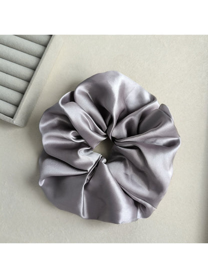 Gifty - Elegant Solid Color Satin Scrunchie