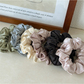 Gifty - Ruffled Gloss Finish Elastic Hair Scrunchie