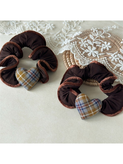 Gifty - Brown Heart Shaped Hair Tie