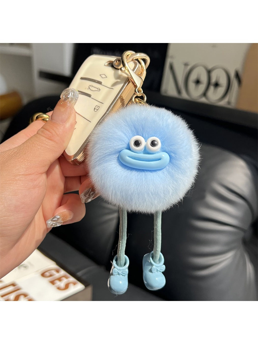 Keypus - Long Legs Small Furball Keychain