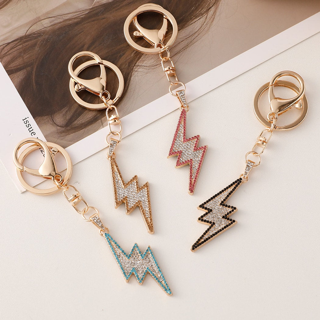 Keypus - Hip Hop Style Lightning Shaped Keychain