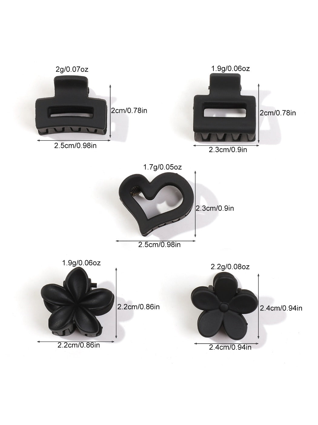 Beau - Bulk Small Hair Clips Pack