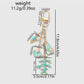 Keypus - Seaweed Motif Alloy Chain Pendant Keychain