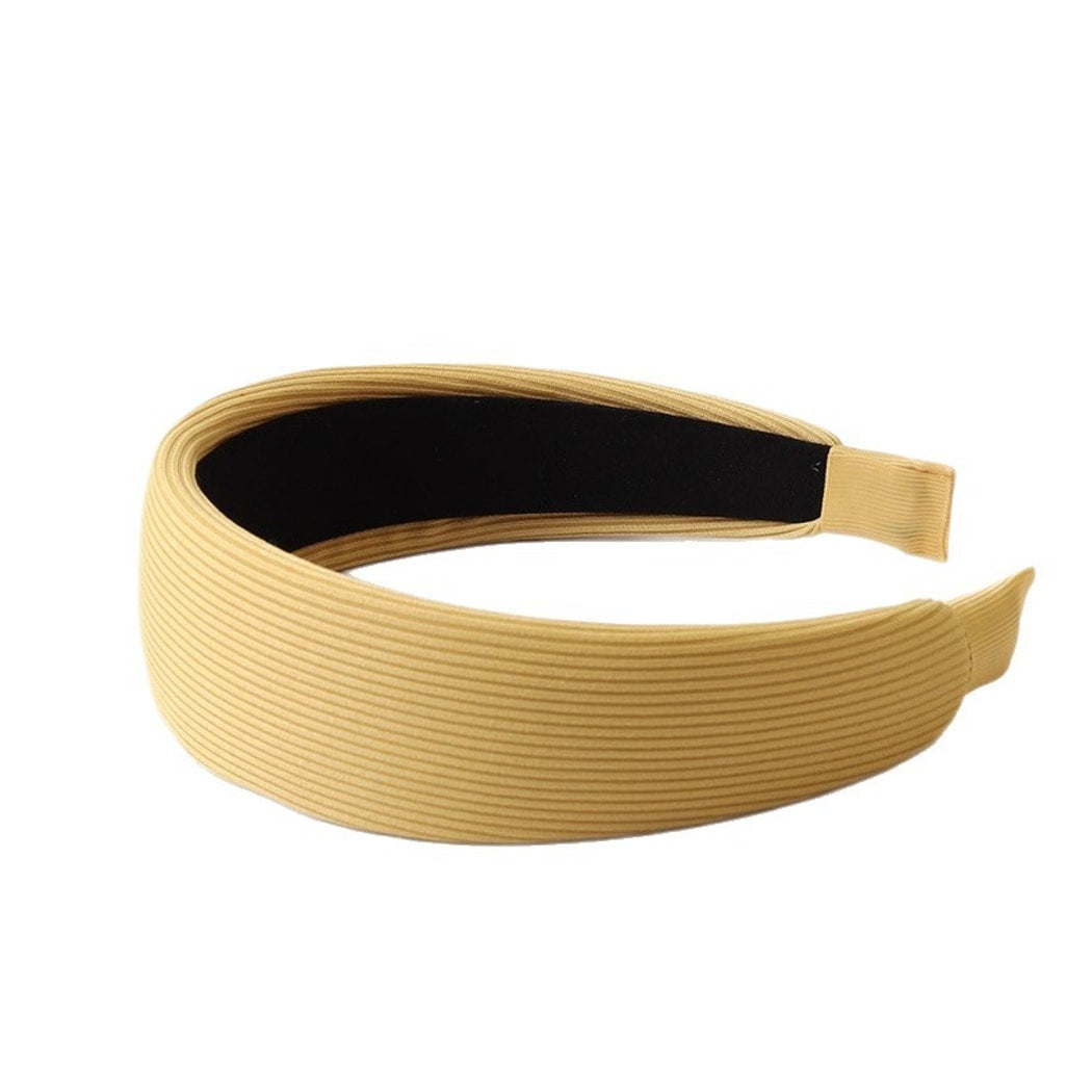 Gifty - Minimalist Striped Solid Wide Headband