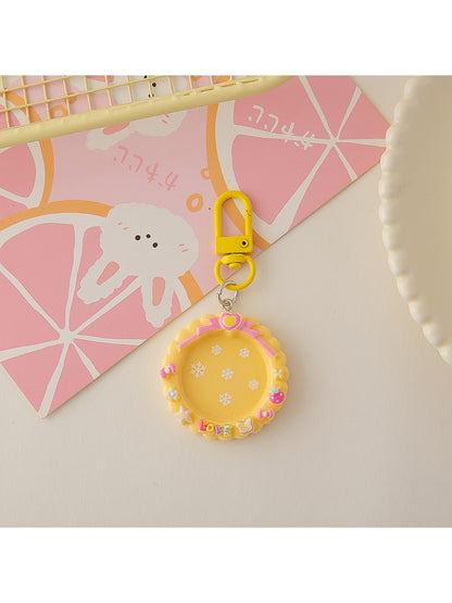 Keypus - Round Macaron Colored Keychain