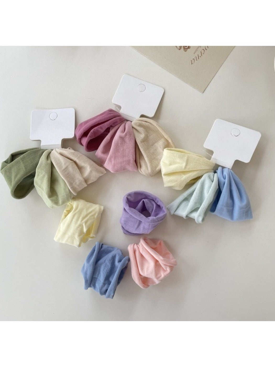 Gifty - Minimalist Solid Color Hair Tie Set