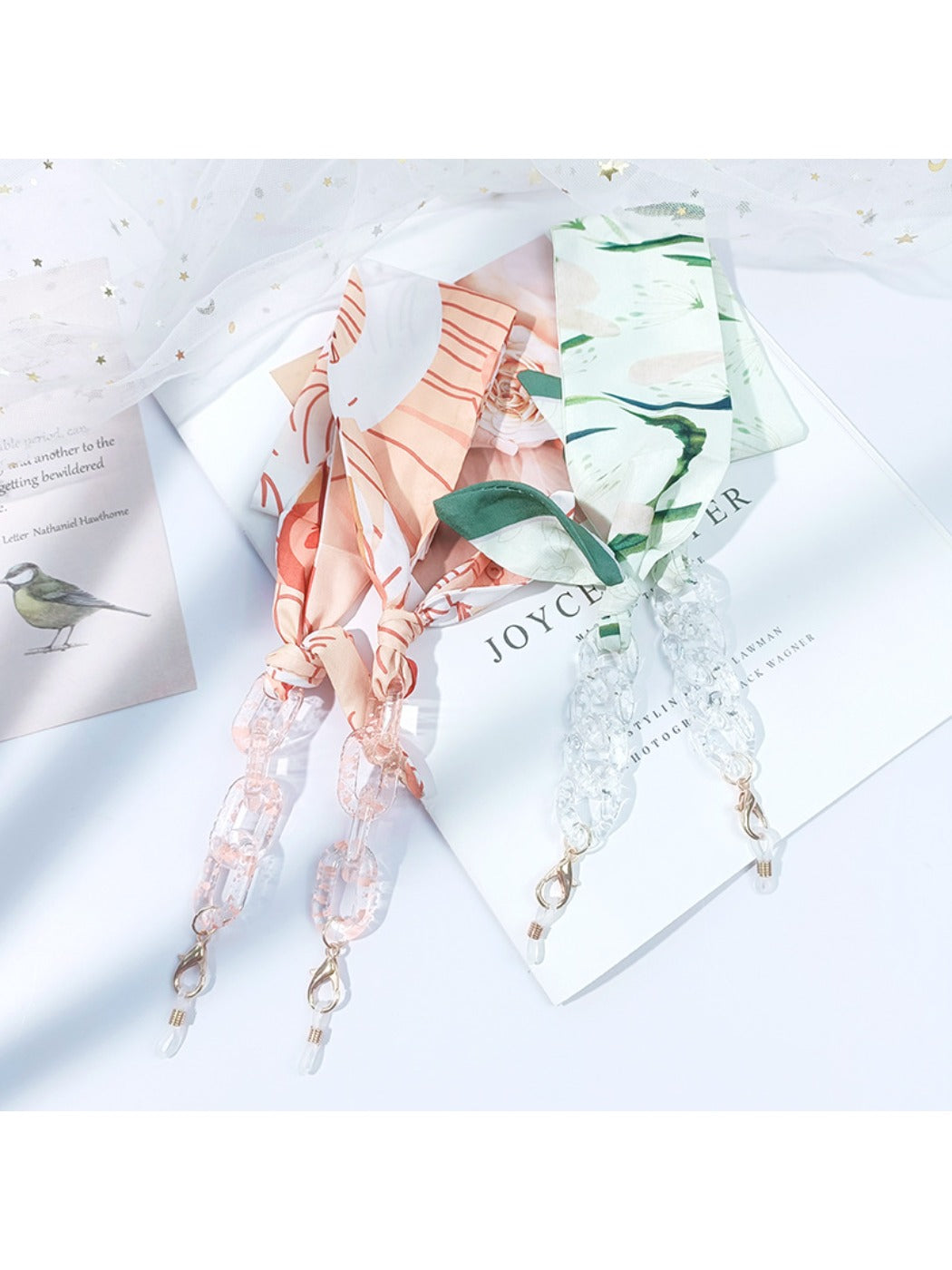Velra - Elegant Ribbon Eyeglass Strap
