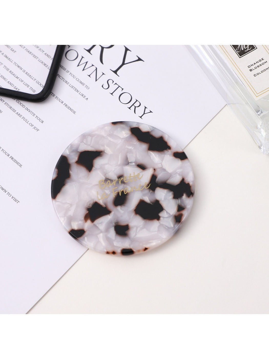 Mirroray - Acetic Acid Round Simple Multi-Color Small Mirror