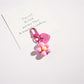Keypus - Cartoon Flower Keychain Pendant