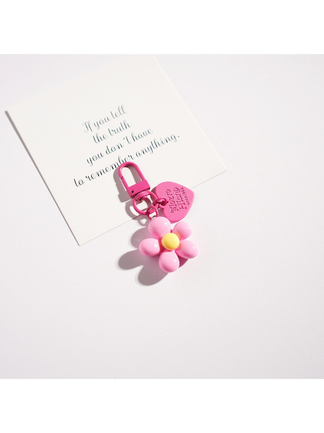 Keypus - Cartoon Flower Keychain Pendant