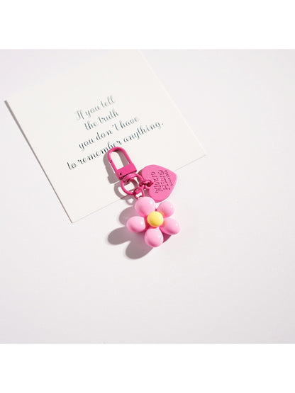 Keypus - Cartoon Flower Keychain Pendant