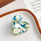 Beau - Muted Heart Shape Fashion Claw Clip