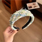Gifty - Cozy Knit Headband Color Block Design