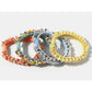 Gifty - 3 Pack Printed Beaded Hair Ties