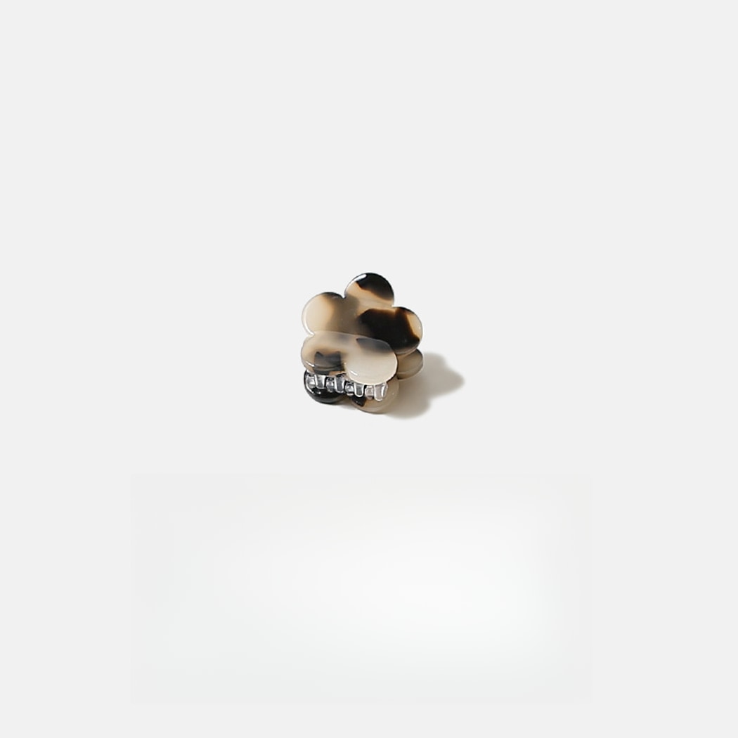 Beau - Acetate Flower Side Styling Claw Clip