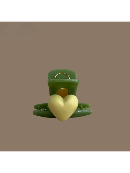 Beau - Sweet Style Heart Design Hair Claw Clip