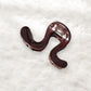 Beau - Retro Glossy Arc Plastic Claw Clip