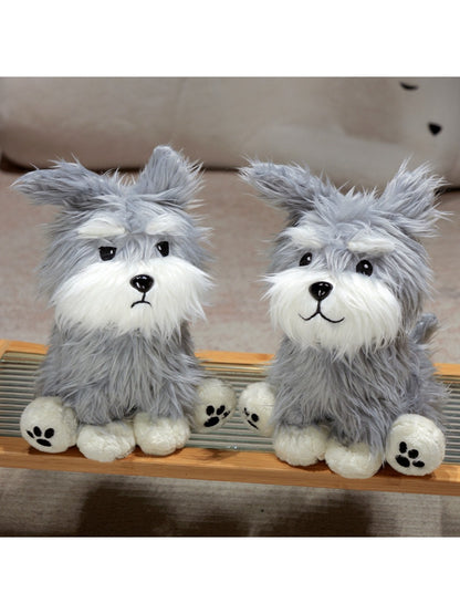 Kuta - Schnauzer Plush Toy Realistic Stuffed Animal