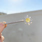Beau - Sparkling Daisy Floral Side Barrette