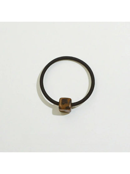 Gifty - Leopard Print Square Hair Ties