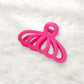 Beau - Hollow Fan Shape Plastic Hair Claw Clip