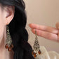 Earedge - Brown Bohemian Vacation Earrings