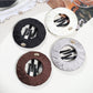 Beau - Minimalist Flat Round Polyester Claw Clip