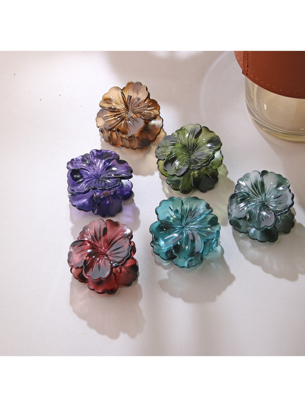 Beau - Elegant Ombre Floral Hair Claw
