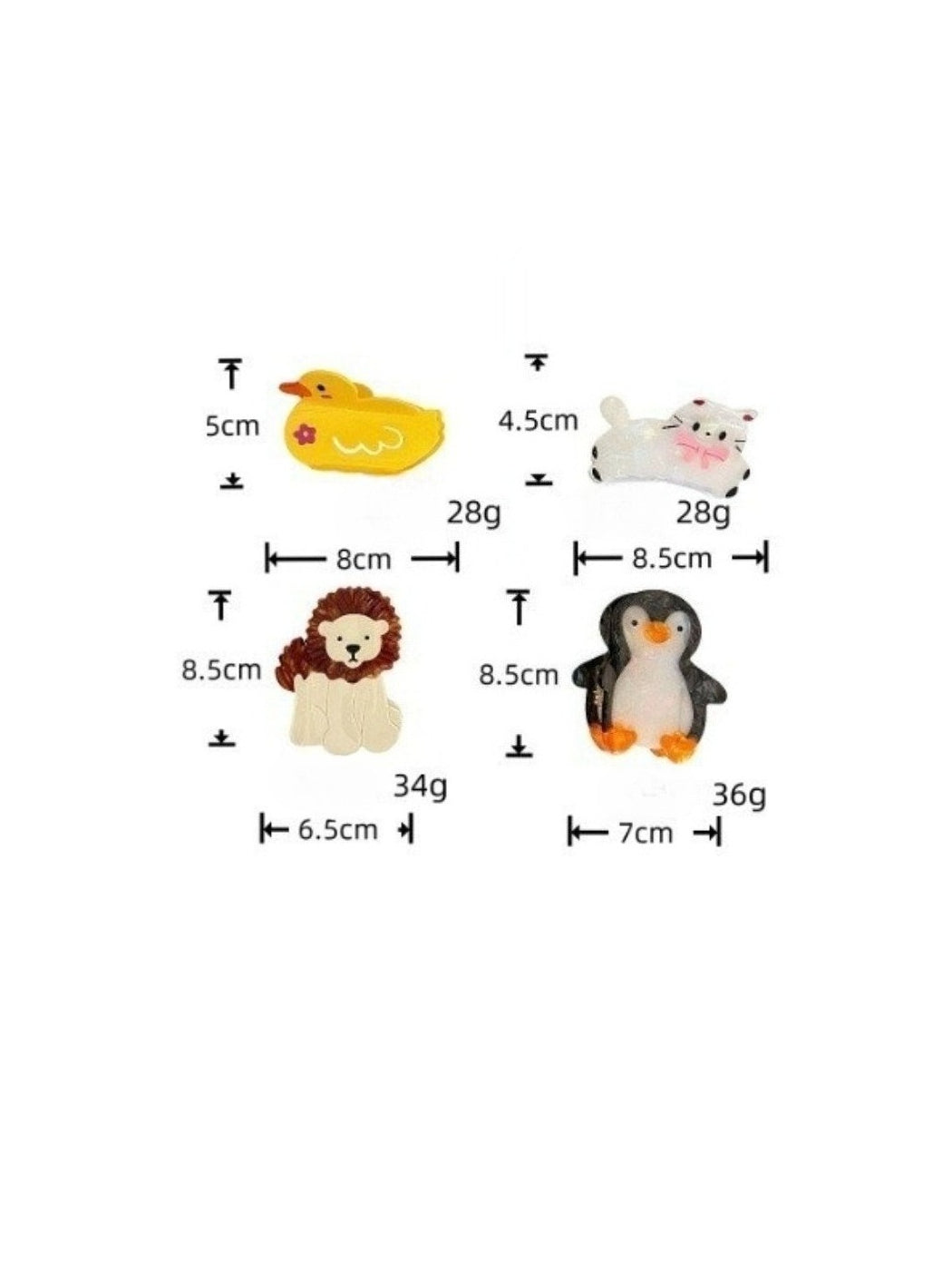 Beau - Cute Animal Hair Clips