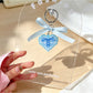 Keypus - Acrylic Heart Charm Ribbon Bow Cartoon Keychain