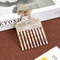 Camerow - Fashionable Marble Pattern Acetate Hair Comb