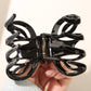 Beau - Glossy Openwork Leopard Pattern Claw Clip