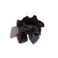 Gifty - Black Mesh Polka Dot Bow Scrunchie
